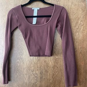Zara brown long sleeve